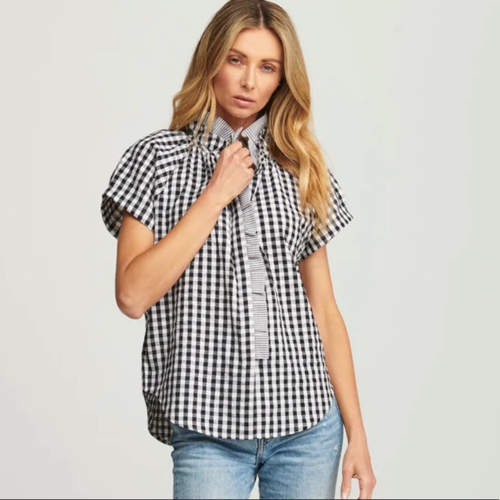We are Sundays Leah Shirt - Gingham